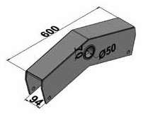TBR BALANÇA CAR RANDON ASA DELTA Ø50 600mm
