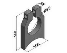 TMR MANCAL OVAL EXTERNO PINO TENSOR TR/CAR RANDON Ø26