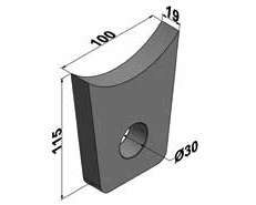 TMR MANCAL OVAL INTERNO PINO TENSOR TR RODOVIARIA Ø62