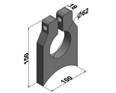 TMR MANCAL OVAL EXTERNO PINO TENSOR TR RODOVIARIA Ø62