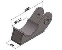 TSM SAPATA SUP TR SUSPENSYS MB/ P EIXO REDONDO 127