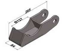 TSF SAPATA SUP CAR FACCHINI MOD 2004 P/ EIXO REDONDO 127