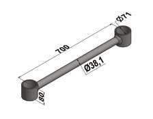 TTG TENSOR FIXO GUERRA/RANDON 700MM