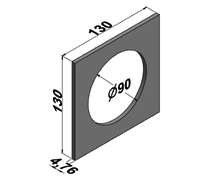 TCR ARRUELA REFORÇO 130X130X4,75