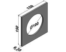 TCR ARRUELA REFORÇO 150X150X6,35