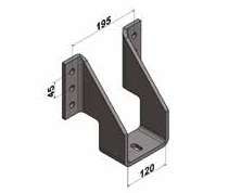 TSS SUPORTE DE FIXAÇÃO DO SUSPENSOR 03 FUROS 3/8