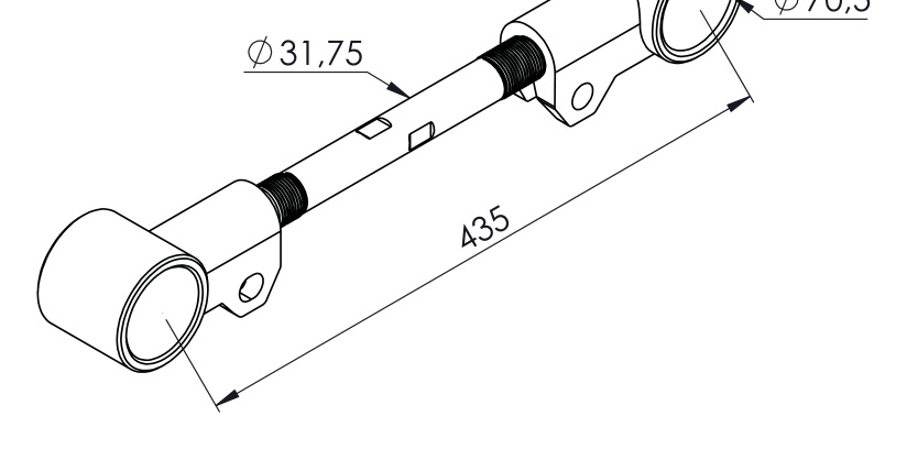 TTG TENSOR MOVEL CAR GUEERA 435MM