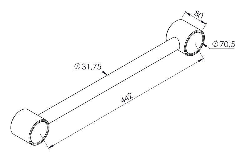 TTG TENSOR FIXO CAR GUERRA 442mm