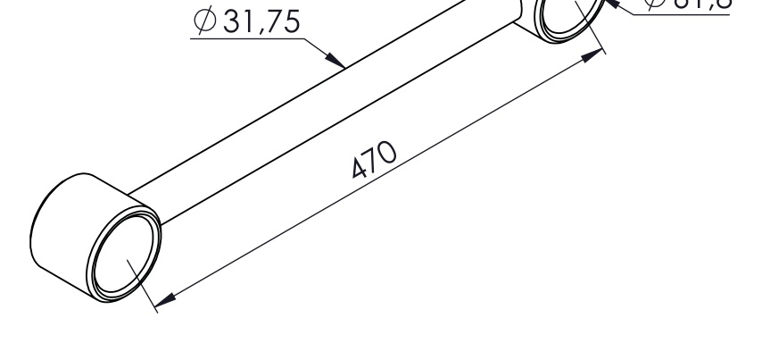 TTN TENSOR FIXO CAR NOMA 2012 470MM Ø79,5